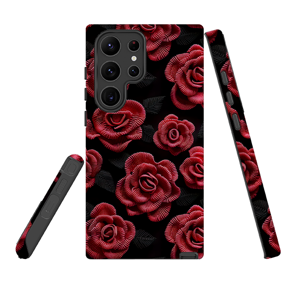 Samsung Tough Case - Dark Roses II