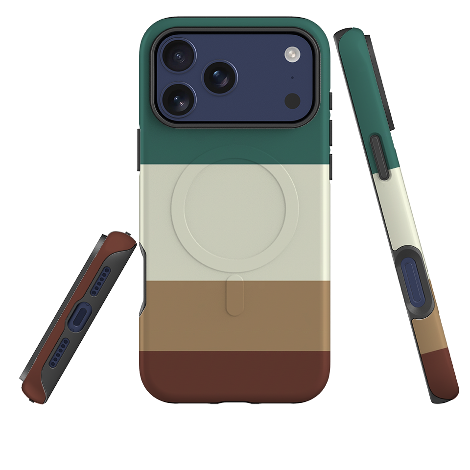 iPhone MagSafe Tough Case - Dark Teal Gradient