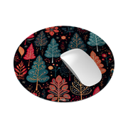 Dark Winter Forest Vegan Leather Mouse Mat