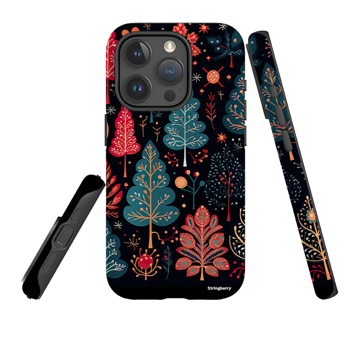 iPhone Tough Case - Dark Winter Forest