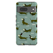 Google Tough Case -  Dash Dogs Green By Katherine Quinn