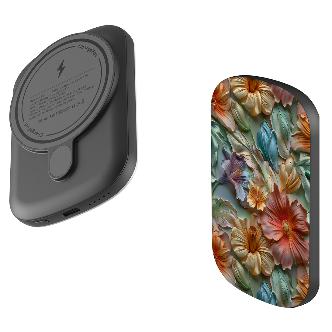 MagSafe Power Bank - Dawn Floral