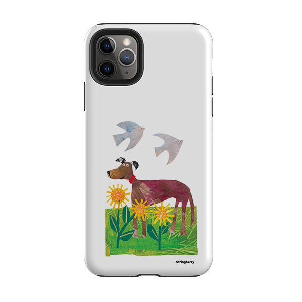 iPhone Tough Case - Days Of Dogs I By Tracey English