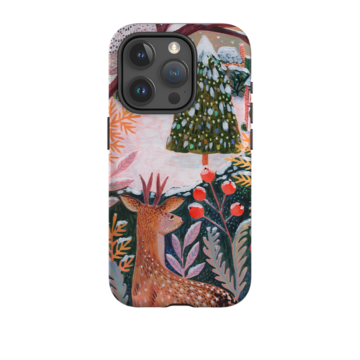 iPhone Tough Case - Deer By Lee Foster Wilson