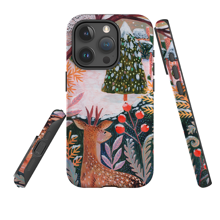 iPhone Tough Case - Deer By Lee Foster Wilson