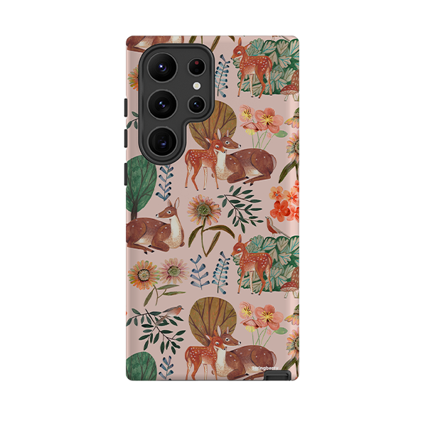 Samsung Tough Case - Deer Pattern By Caroline Bonne Muller