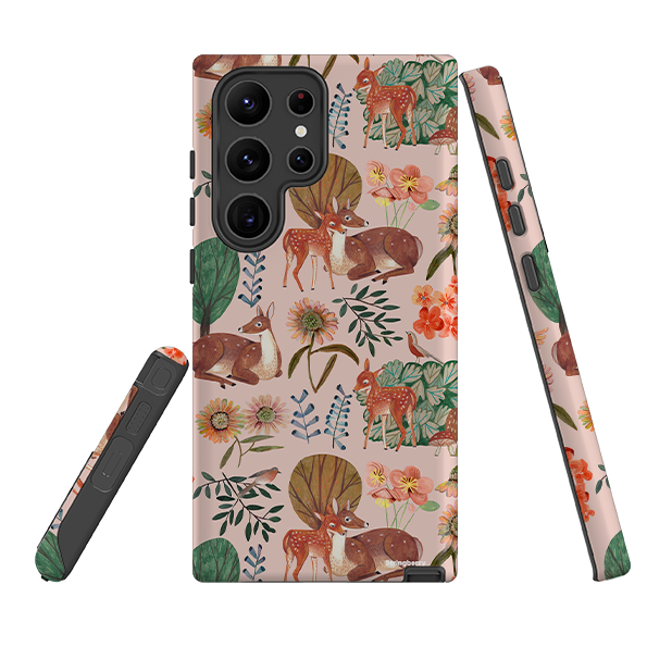 Samsung Tough Case - Deer Pattern By Caroline Bonne Muller