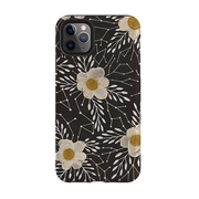 iPhone Tough Case - Delicate Floral Dark By Nina Pace