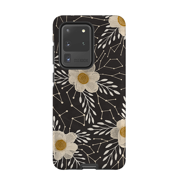 Samsung Tough Case - Delicate Floral Dark By Nina Pace