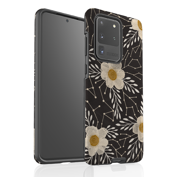 Samsung Tough Case - Delicate Floral Dark By Nina Pace
