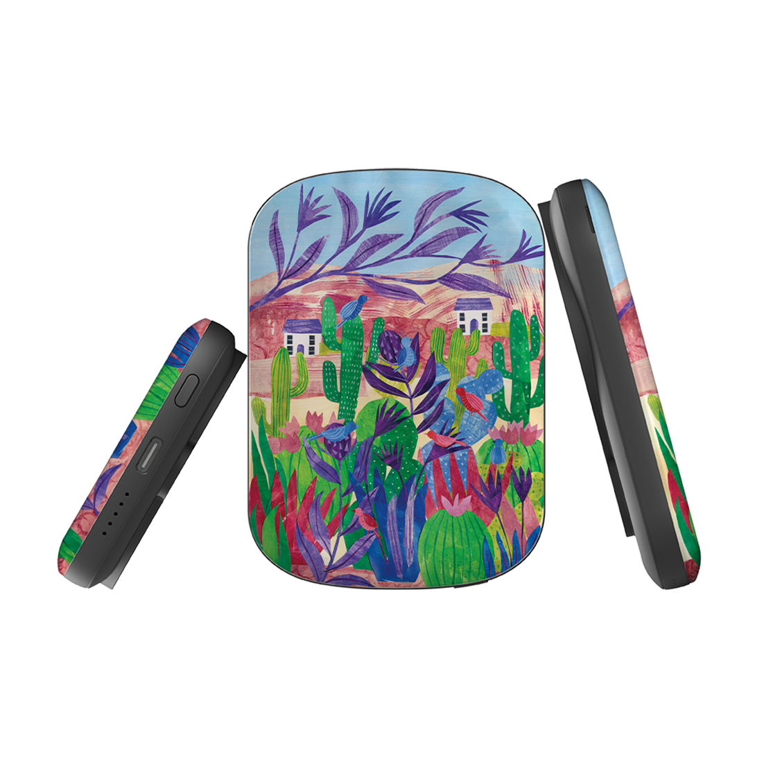 MagSafe Power Bank - Desert Cactus By Tracey English