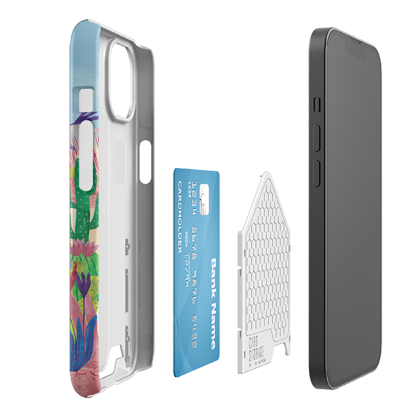 Desert Cactus By Tracey English Case and Card Case