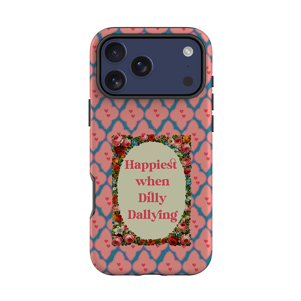 iPhone Tough Case - Dilly Dally By Clare Jordan