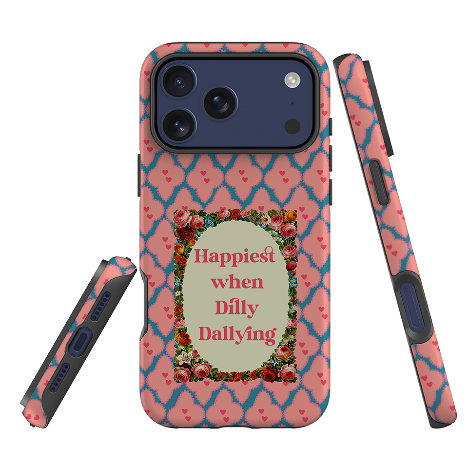 iPhone Tough Case - Dilly Dally By Clare Jordan