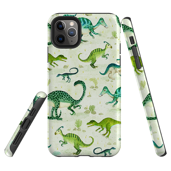 iPhone Tough Case - Dinoland By Katherine Quinn
