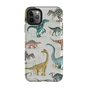 iPhone Tough Case - Dinosaur Pastel By Katherine Quinn