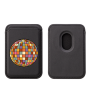 Disco Globe MagSafe Wallet- Black