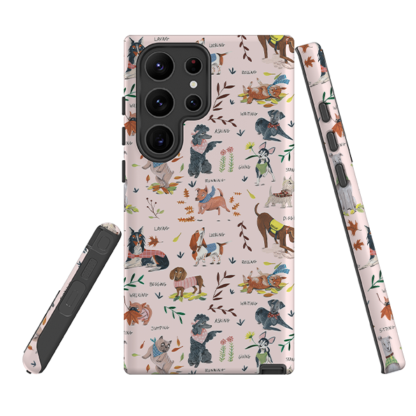 Samsung Tough Case - Dog Pattern By Caroline Bonne Muller
