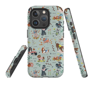 iPhone MagSafe Tough Case -  Dog Pattern II By Caroline Bonne Muller