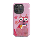 iPhone Tough Case - Dog With Heart By Tracey English