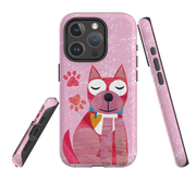 iPhone MagSafe Tough Case - Dog With Heart By Tracey English