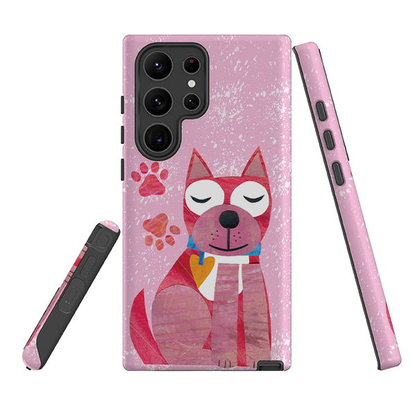 Samsung Tough Case - Dog With Heart By Tracey English