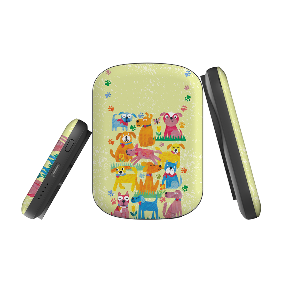 MagSafe Power Bank - Dogs In The Park By Tracey English