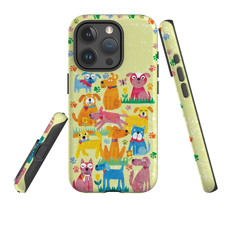iPhone Tough Case - Dogs in the park By Tracey English