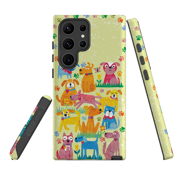 Samsung Tough Case - Dogs In The Park By Tracey English