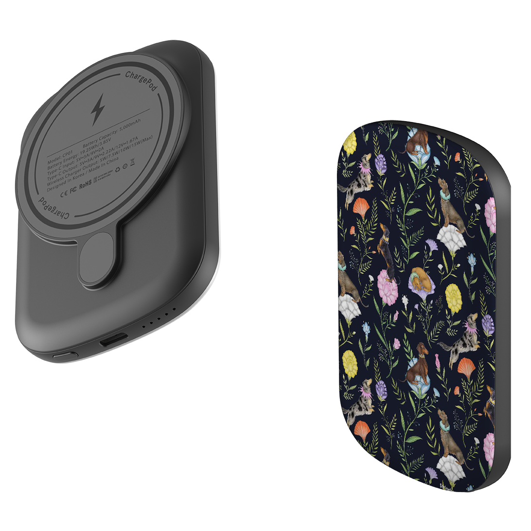 MagSafe Power Bank - Doxy Day Afternoon Marine By Catherine Rowe