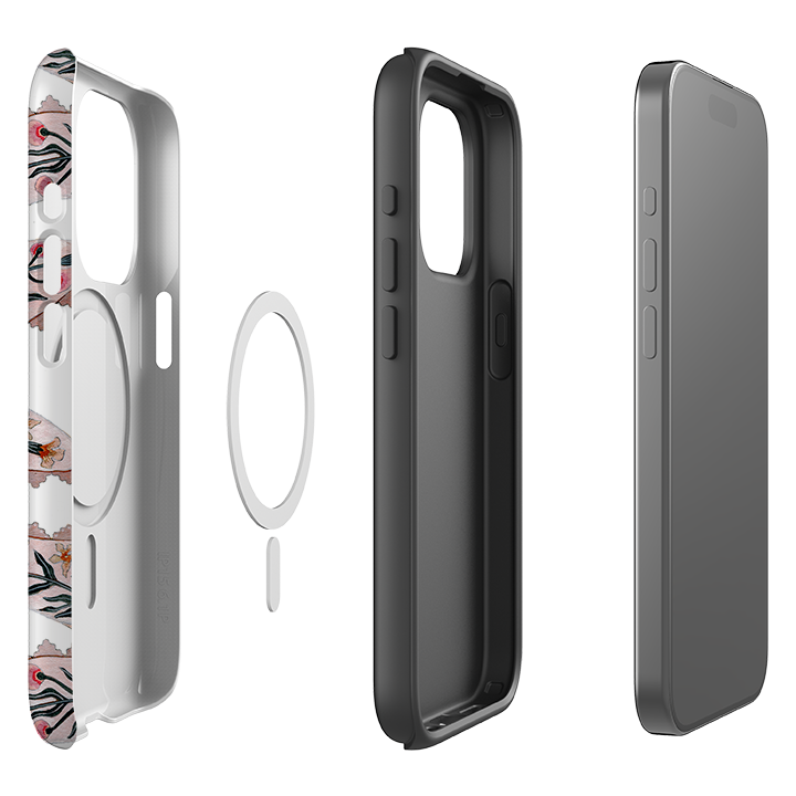 iPhone MagSafe Tough Case -  Dragonfly Pattern By Maria Matos