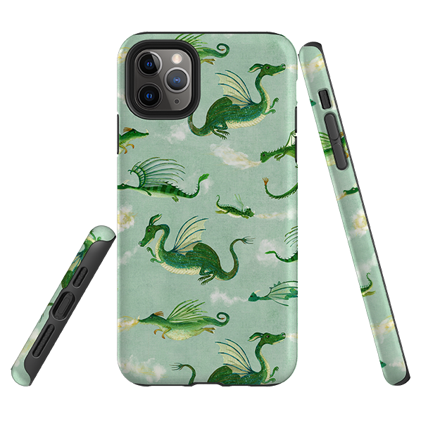 iPhone Tough Case - Dragons By Katherine Quinn