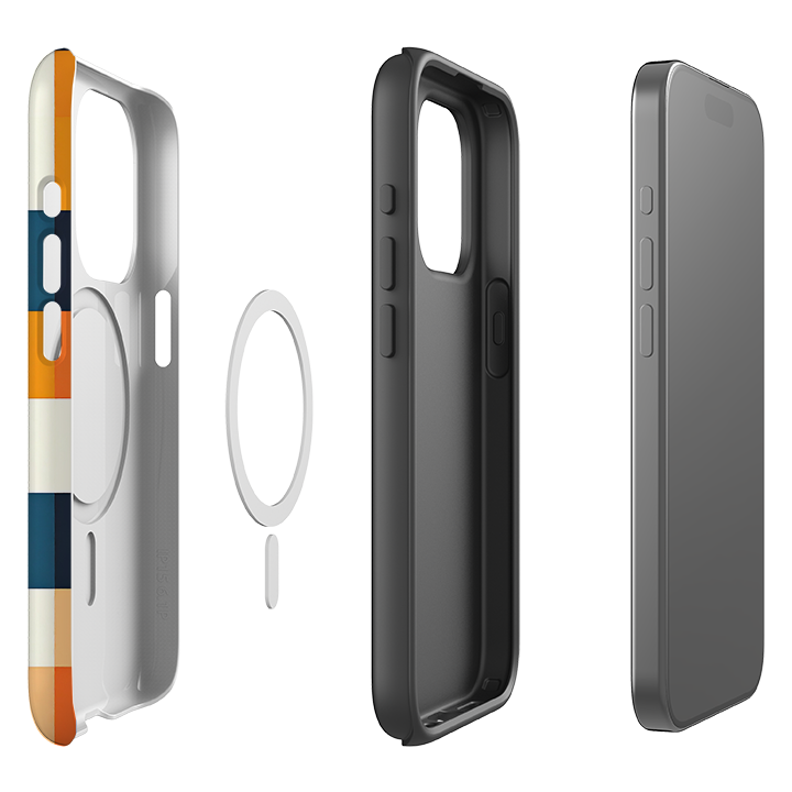 iPhone MagSafe Tough Case - Dublin Gingham