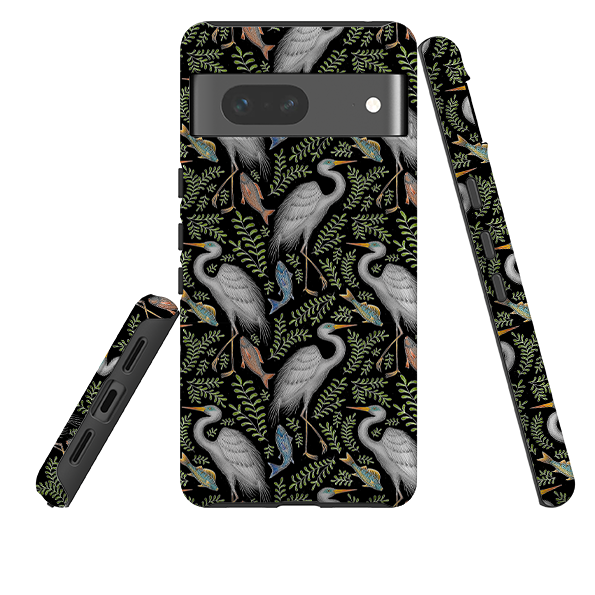 Google Tough Case -  Egret Pattern By Catherine Rowe