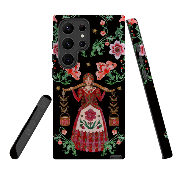 Samsung Tough  Case - Eight Maids A Milking By Maria Matos