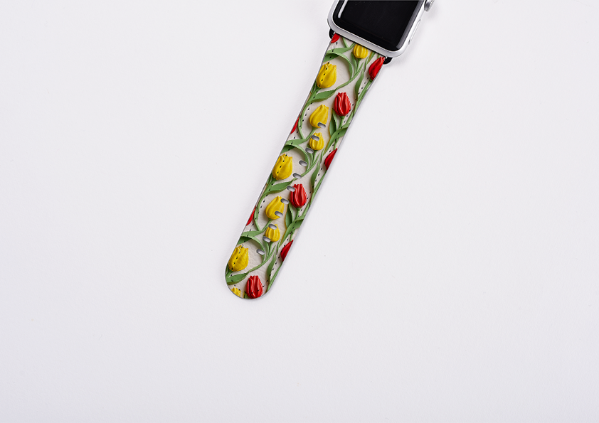 Eindhoven Tulips Apple Watch Strap