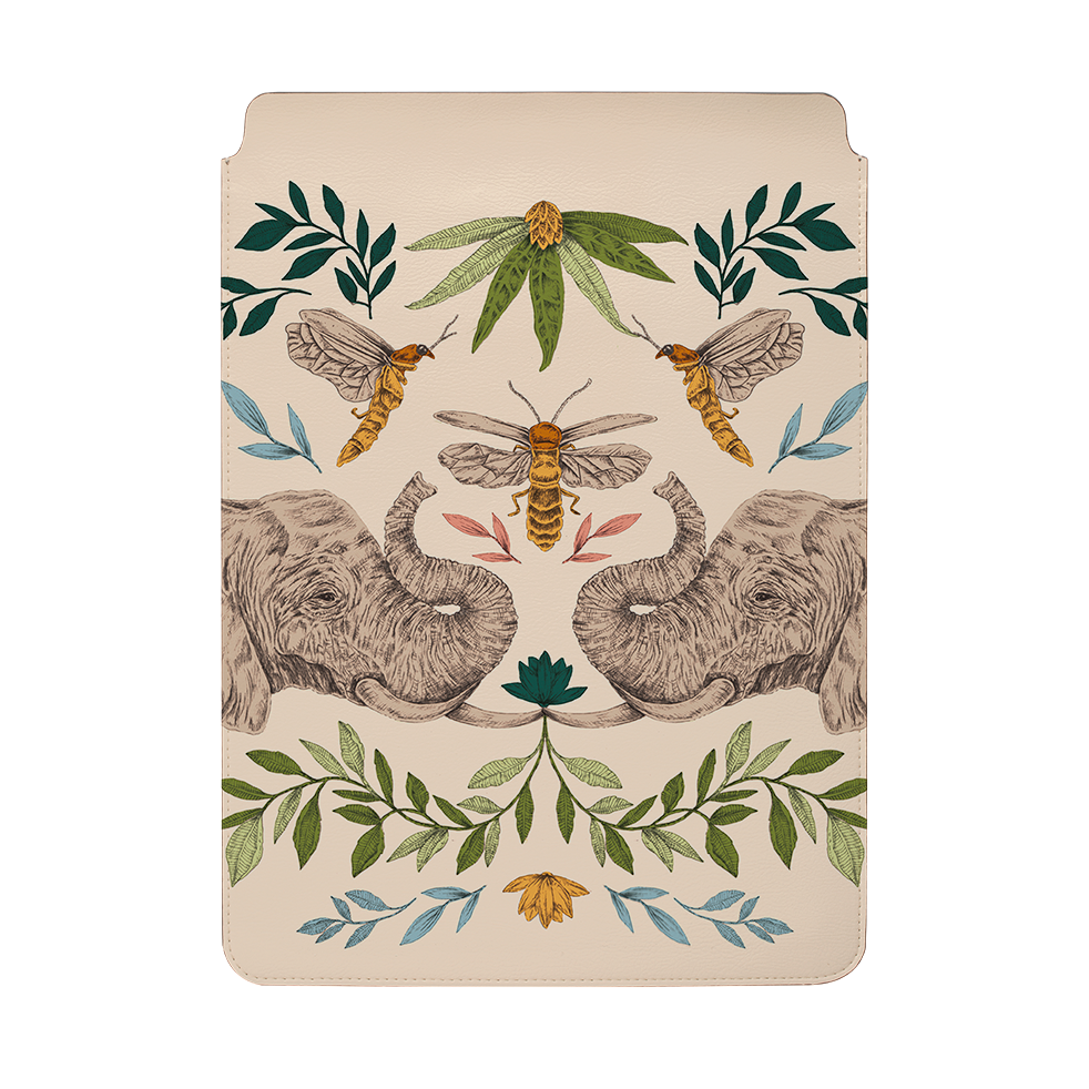 Elephant Firefly By Jade Mosinski Laptop, Kindle & iPad Sleeve