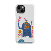 Elephant In Love Case and Card Case By Tracey English