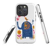 iPhone MagSafe Tough Case - Elephant In Love By Tracey English