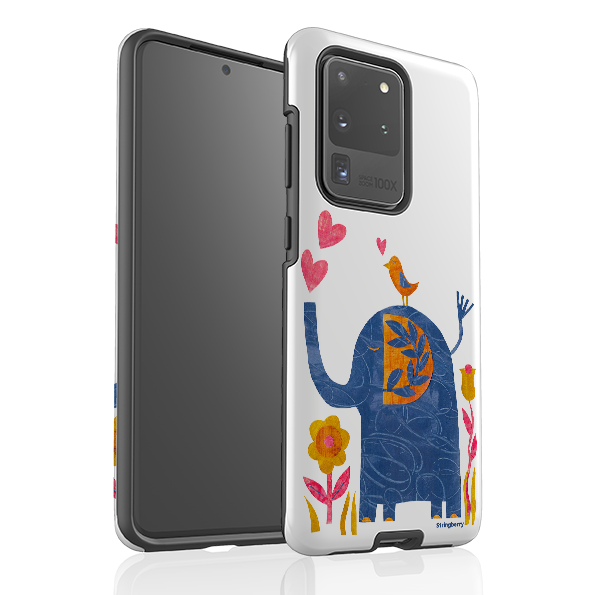 Samsung Tough Case - Elephant In Love By Tracey English