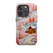 iPhone Tough Case - Embroidery Christmas