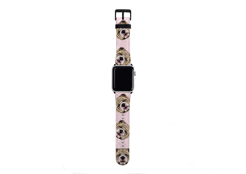 Orange Faux Leather Apple Watch  The Dairy