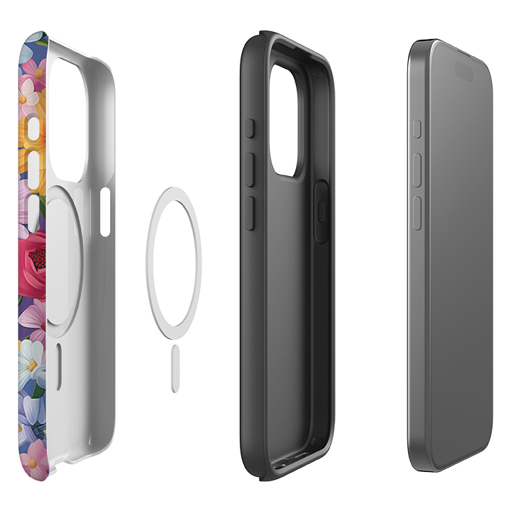 iPhone MagSafe Tough Case -  Esher Floral