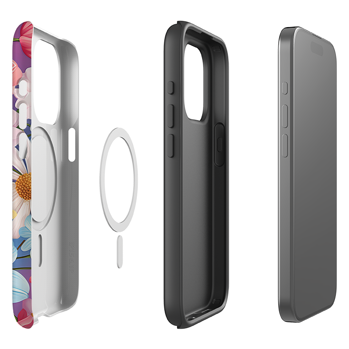 iPhone MagSafe Tough Case -  Esher Floral II