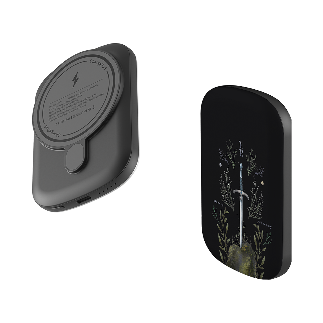 MagSafe Power Bank - Excalibur By Anna Stead