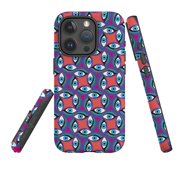 iPhone Tough Case - Eyes By Patternistas