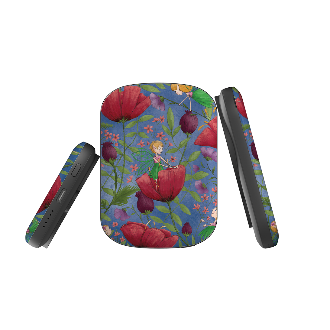 MagSafe Power Bank - Fairies and Flowers By Maja Lindberg