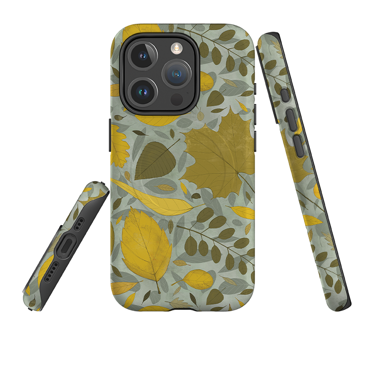 iPhone MagSafe Tough Case - Fall Leaves By Maja Lindberg