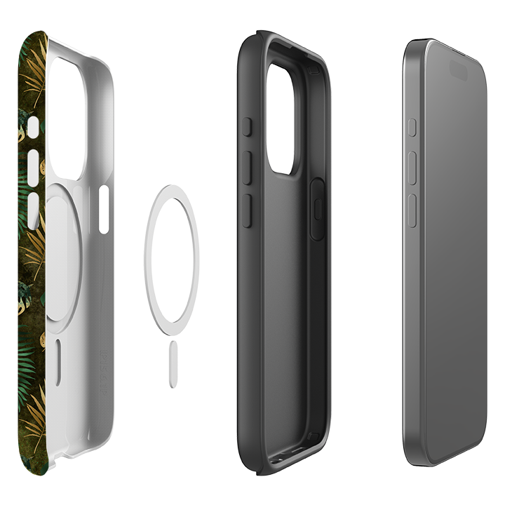 iPhone MagSafe Tough Case - Feather Greens