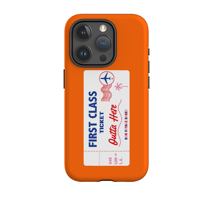 iPhone Tough Case - First Class Orange